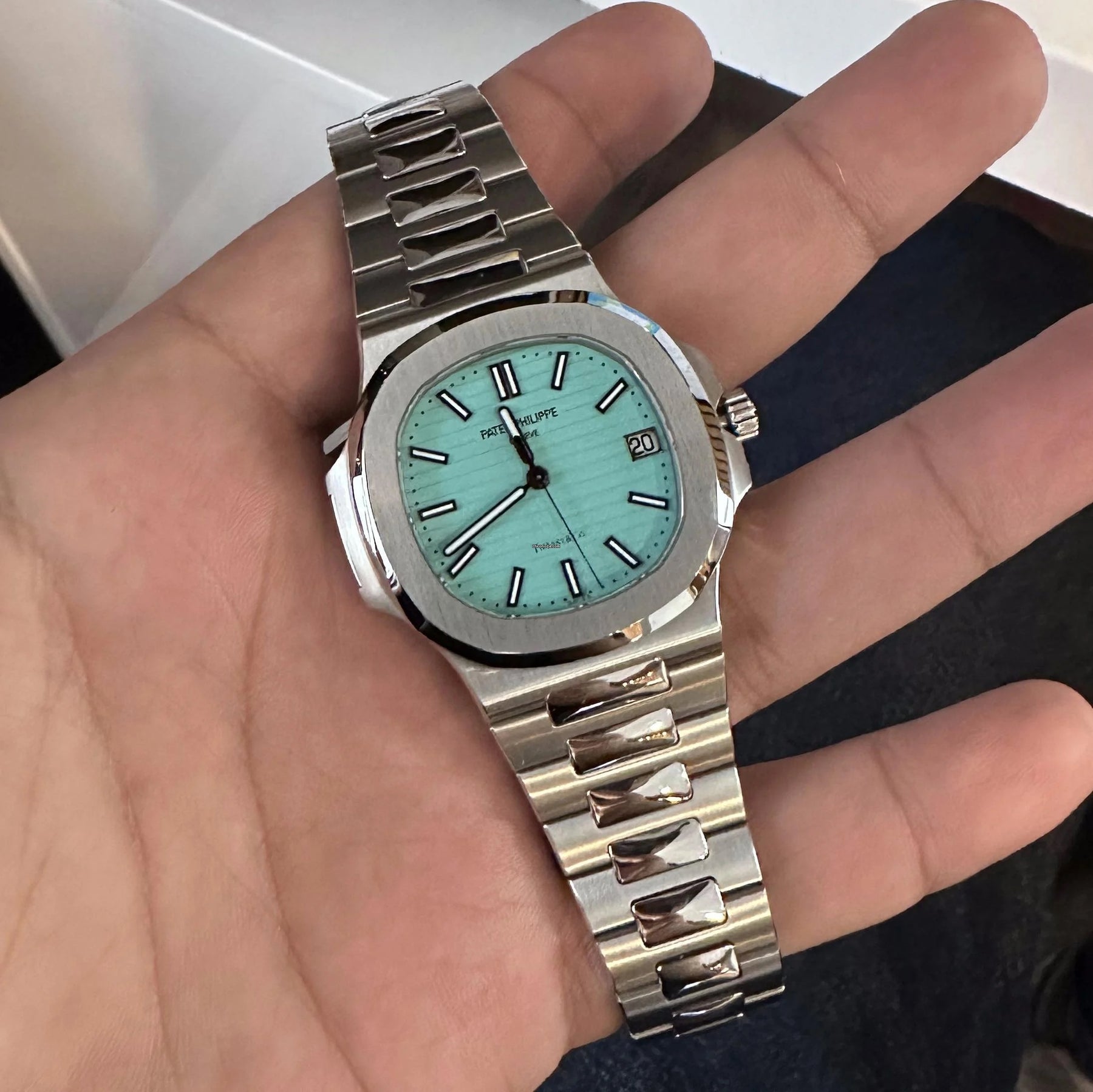 Relógio Patek Philippe Nautillus ft Tiffany 40mm + Acompanha Caixa e Certificado - Réplica Premium