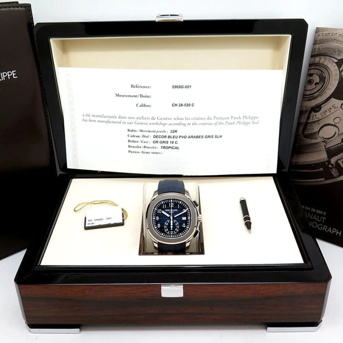 Relógio Patek Philippe Geneve Aquanaut 42.2mm - Acompanha Caixa + Certificado do Original - Réplica Premium