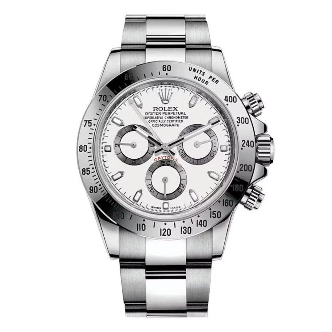 Relógio Daytona Silver 40mm + Acompanha Caixa + Certificado - Réplica Premium